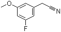 structure of CAS# 914637-31-3, 3-氟-5-甲氧基苯乙腈