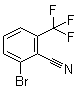 structure of CAS# 914637-35-7, 2-溴-6-(三氟甲基)苯甲腈