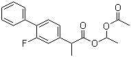 structure of CAS# 91503-79-6, Flurbiprofen axetil