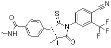 CAS # 915087-16-0, 4-[3-(4-Cyano-3-trifluoromethylphenyl)-5,5-dimethyl-4-oxo-2-thioxoimidazolidin-1-yl]-N-methylbenzamide