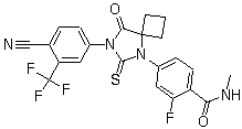 CAS # 915087-27-3, RD 162, N-Methyl-4-[7-(4-cyano-3-trifluoromethylphenyl)-8-oxo-6-thioxo-5,7-diazaspiro[3.4]octan-5-yl]-2-fluorobenzamide
