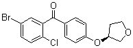 CAS 登录号：915095-84-0, (5-溴-2-氯苯基)[4-[[(3S)-四氢-3-呋喃基]氧基]苯基]甲酮