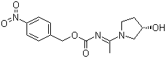 CAS # 915098-97-4, [N(E)]-[1-[(3S)-3-Hydroxy-1-pyrrolidinyl]ethylidene]carbamic acid (4-nitrophenyl)methyl ester