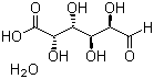 D-半乳糖醛酸水合物分子结构 (CAS 91510-62-2)