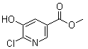 6-氯-5-羟基-3-吡啶羧酸甲酯分子结构 (CAS 915107-30-1)