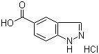 structure of CAS# 915139-44-5, 1H-Indazole-5-carboxylic acid hydrochloride