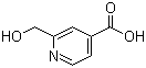 2-羟基甲基异烟酸分子结构 (CAS 915140-06-6)