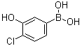 (4-氯-3-羟基苯基)硼酸分子结构 (CAS 915201-06-8)