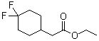 4,4-二氟环己烷乙酸乙酯分子结构 (CAS 915213-54-6)