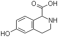 6-羟基-1,2,3,4-四氢异喹啉-1-甲酸分子结构 (CAS 91523-50-1)