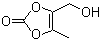 4-(羟甲基)-5-甲基-[1,3]二氧杂环戊烯-2-酮分子结构 (CAS 91526-18-0)