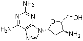 2,3'-二氨基-2',3'-二脱氧腺苷分子结构 (CAS 915399-37-0)