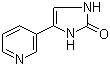 1,3-二氢-4-(3-吡啶基)-2H-咪唑-2-酮分子结构 (CAS 915402-27-6)