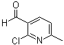 structure of CAS# 91591-69-4, 2-氯-6-甲基吡啶-3-甲醛