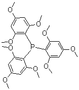 三(2,4,6-三甲氧基苯基)膦分子结构 (CAS 91608-15-0)