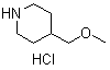 structure of CAS# 916317-00-5, 4-(Methoxymethyl)piperidine hydrochloride