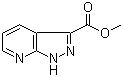1H-吡唑并[3,4-b]吡啶-3-羧酸甲酯分子结构 (CAS 916325-83-2)