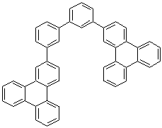 3,3'-二(苯并菲-2-基)-1,1'-联苯分子结构 (CAS 916333-27-2)