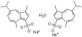 CAS 登录号：916445-22-2, 3,8-二甲基-5-(1-甲基乙基)-1-薁磺酸钠盐半水合物