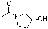 (R)-1-乙酰基-3-吡咯烷醇分子结构 (CAS 916733-17-0)