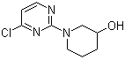 1-(4-氯-2-嘧啶基)-3-哌啶醇分子结构 (CAS 916791-09-8)