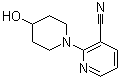 2-(4-羟基-1-哌啶基)-3-氰基吡啶分子结构 (CAS 916791-19-0)