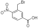 3-(溴甲基)-4-硝基苯甲酸分子结构 (CAS 916791-27-0)