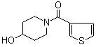 (4-羟基-1-哌啶基)-3-噻吩基甲酮分子结构 (CAS 916791-28-1)