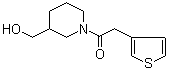 CAS 登录号：916791-33-8, 1-[3-(羟甲基)-1-哌啶基]-2-(3-噻吩基)乙酮
