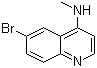 6-溴-N-甲基-4-氨基喹啉分子结构 (CAS 916812-31-2)