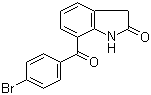7-(4-溴苯甲酰)-1,3-二氢-2H-吲哚-2-酮分子结构 (CAS 91713-91-6)