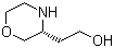 (3R)-3-吗啉乙醇分子结构 (CAS 917572-32-8)