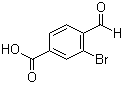 3-溴-4-甲酰基苯甲酸分子结构 (CAS 91760-66-6)