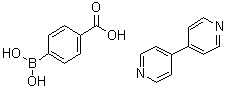structure of CAS# 917814-66-5, 4-硼酸基苯甲酸与4,4'-联吡啶的化合物