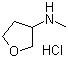 四氢-N-甲基呋喃-3-胺盐酸盐分子结构 (CAS 917882-94-1)