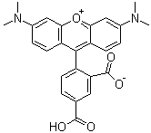 structure of CAS# 91809-66-4, 5-Carboxytetramethylrhodamine