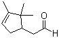 2,2,3-三甲基-3-环戊烯-1-乙醛分子结构 (CAS 91819-58-8)