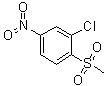 structure of CAS# 91842-77-2, 3-Chloro-4-(methylsulfonyl)nitrobenzene