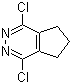 structure of CAS# 91846-80-9, 1,4-二氯-6,7-二氢-5H-环戊二烯并[d]哒嗪