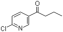 structure of CAS# 918503-72-7, 1-(6-氯-3-吡啶基)-1-丁酮