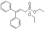 structure of CAS# 91861-56-2, (3,3-二苯基-2-丙烯基)膦酸二乙酯