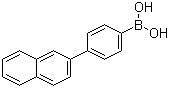 structure of CAS# 918655-03-5, 4-(2-萘基)苯硼酸