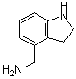 structure of CAS# 918864-94-5, 2,3-二氢-1H-吲哚-4-甲胺