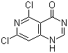 5,7-二氯吡啶并[4,3-d]嘧啶-4(3H)-酮分子结构 (CAS 918898-11-0)