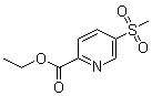 5-(Methylsulfonyl)-2-pyridinecarboxylic acid ethyl ester molecular structure (CAS 918967-32-5)