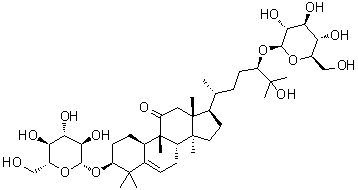 11-氧代罗汉果皂甙 II E分子结构 (CAS 918972-06-2)