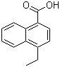 structure of CAS# 91902-58-8, 4-乙基-1-萘甲酸