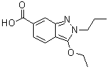 3-乙氧基-2-丙基-2H-吲唑-6-羧酸分子结构 (CAS 919106-92-6)