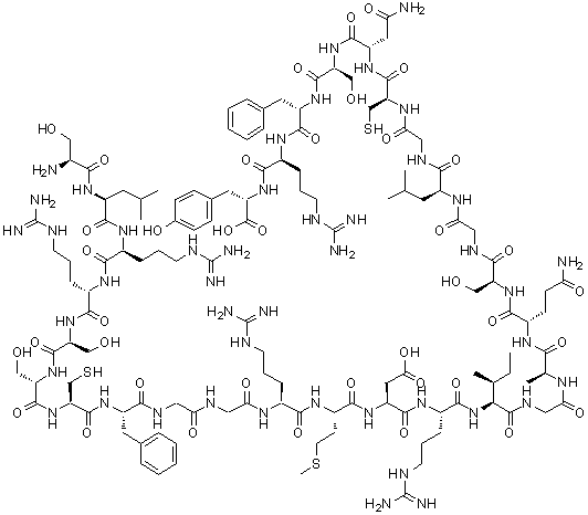 structure of CAS# 91917-63-4, 心房利尿钠肽-28