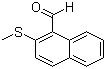 2-(甲硫基)-1-萘甲醛分子结构 (CAS 91922-60-0)